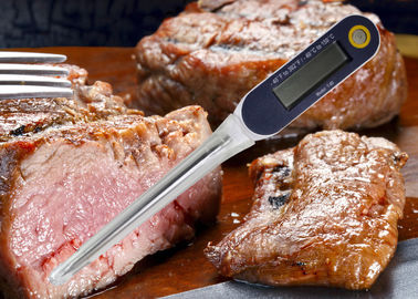 Safe Stainless Steel Digital Food Probe Thermometer / Kitchen Meat Thermometer